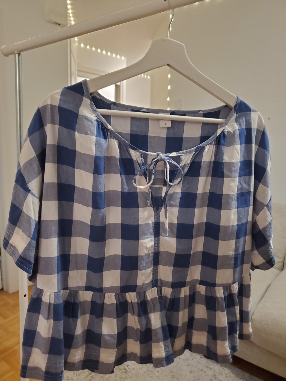 twik Blue and White Blouse
